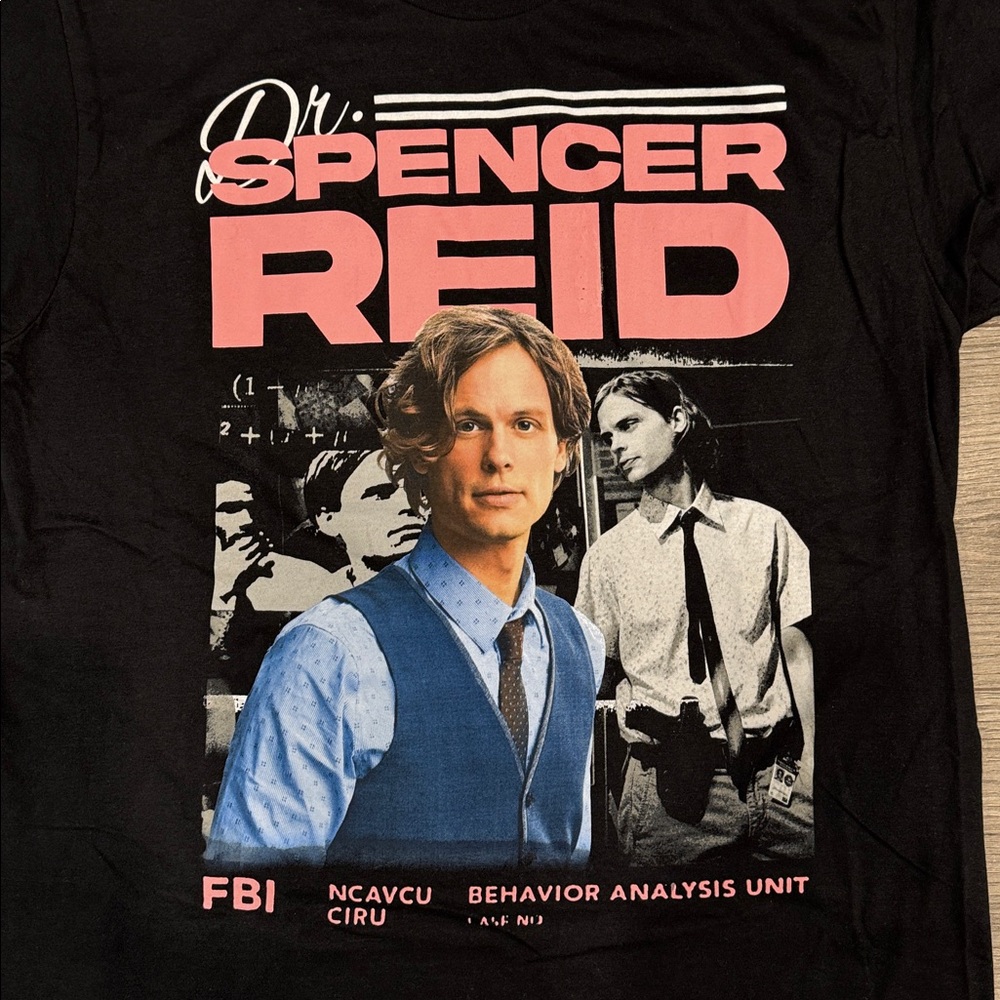 Ripple Junction Criminal Minds Dr. Spencer Reid Tee Shirt Men’s Size Large - Picture 2 of 3